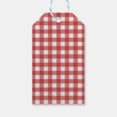 Rode Baby-Q Baby shower Gift Labels Cadeaulabel (Achterkant)