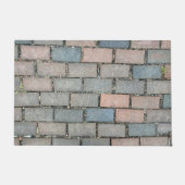 Rode Baksteen vloer textuur patroon foto ingang Deurmat (Voorkant)