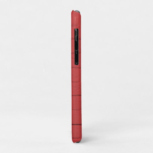 rode bakstenen muur Case-Mate iPhone case (Achterkant/links)