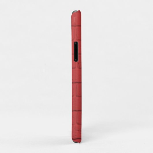 rode bakstenen muur Case-Mate iPhone case (Achterkant/rechts)