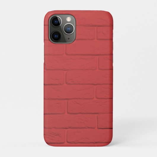 rode bakstenen muur Case-Mate iPhone case (Achterkant)