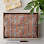 Rode Bakstenen Muur natuursteen Tissuepapier (Geschenk)