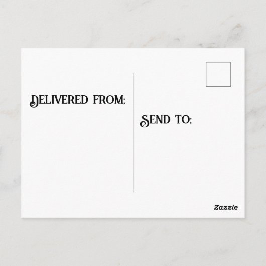 Rode bakstenen vuurtoren in tornado briefkaart (Achterkant)