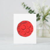 rode bal briefkaart (Staand voorkant)