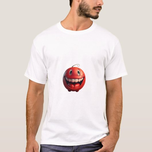 rode bal ontwerp T-shirt (Voorkant)