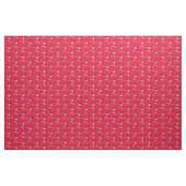 Rode ballerina donker haar meisje aangepaste stof (Yard (91,4 cm))