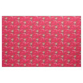 Rode ballerina donker haar meisje aangepaste stof (Fat Quarter)