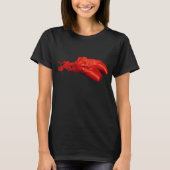 Rode balletschoenen t-shirt (Voorkant)