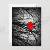 Rode ballon briefkaart (Voorkant / Achterkant)