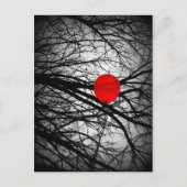 Rode ballon briefkaart (Voorkant)