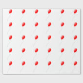 Rode ballon cadeaupapier (Vlak)