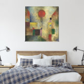 Rode ballon canvas afdruk (Insitu (Slaapkamer))