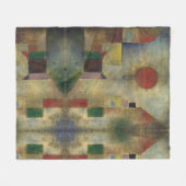 Rode ballon door Paul Klee Fleece Deken (Voorkant (Horizontaal))