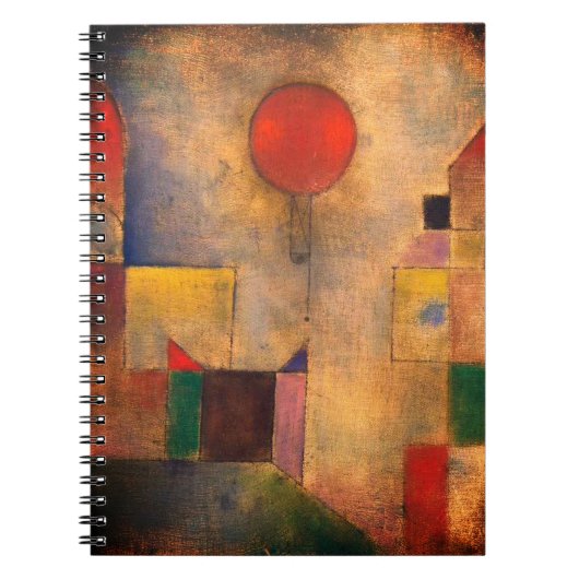 Rode ballon door Paul Klee Notitieboek (Voorkant)