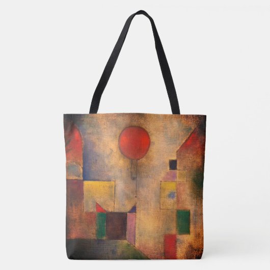 Rode ballon door Paul Klee Tote Bag (Voorkant)