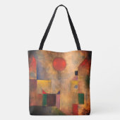 Rode ballon door Paul Klee Tote Bag (Achterkant)