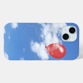 Rode ballon in wolken Case-Mate iPhone case (Achterkant (horizontaal))