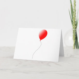 Rode ballon kaart
