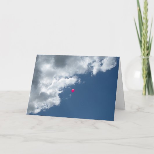 Rode ballon kaart (Voorkant)