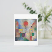 Rode ballon, Klee Briefkaart (Staand voorkant)