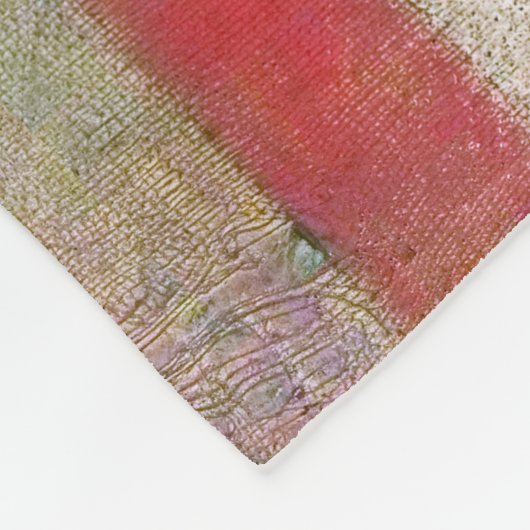 Rode ballon, Klee Fleece Deken (Hoek)