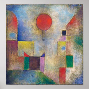 Rode ballon, Klee Poster