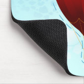 Rode ballon, mousepad muismat (Hoek)