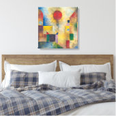 Rode ballon | Paul Klee | Canvas Afdruk (Insitu (Slaapkamer))