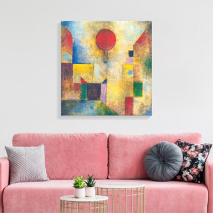 Rode ballon   Paul Klee   Canvas Afdruk