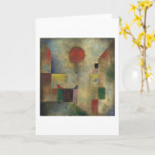 Rode ballon - Paul Klee Kaart (Gele Bloem)