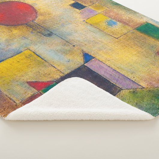 Rode ballon | Paul Klee | Sherpa Deken (3/4)