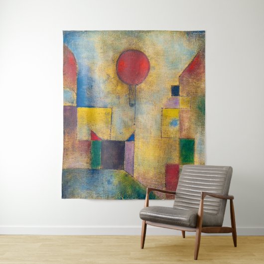 Rode ballon | Paul Klee | Wandkleed (In situ)