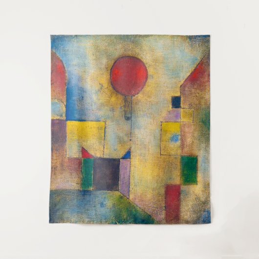 Rode ballon | Paul Klee | Wandkleed (Voorkant)