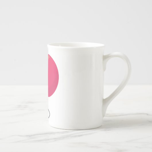 Rode ballon porselein kop (Rechts)