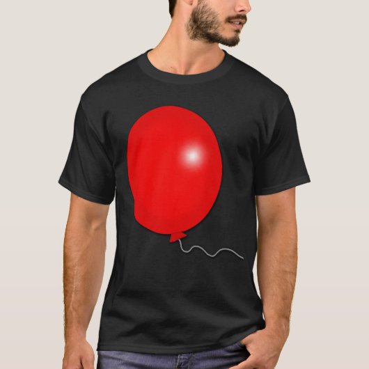 Rode ballon T-shirts, Sweats, Hoodies, Mokken T-shirt (Voorkant)