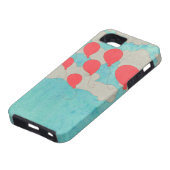 Rode ballonnen Case-Mate iPhone case (Onderkant)