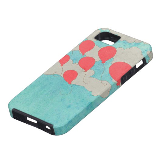 Rode ballonnen Case-Mate iPhone case (Onderkant)