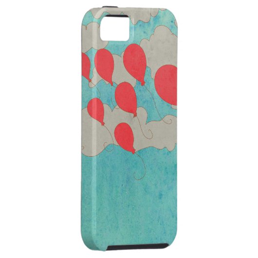 Rode ballonnen Case-Mate iPhone case (Back/Rechts)