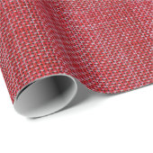 Rode Bamboe rieten rotan textuur Cadeaupapier (Rol Hoek)