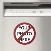  rode Ban cirkel geen symbool Magneet (Insitu (Vaatwasser))