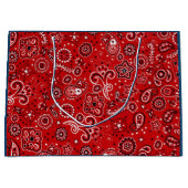 Rode Bandana en Blauwe Jeans Groot Cadeauzakje (Voorkant)