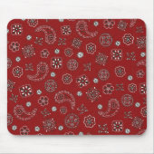 Rode Bandana Mousepad Muismat (Voorkant)