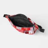 Rode Bandana Patchwork Paisley Naaipatroon Heuptasje (Open)