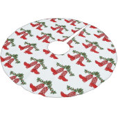 Rode Bandana Print Cowboy laarzen met Garland Kerstboom Rok (Gekanteld)