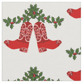 Rode Bandana Print Cowboy laarzen met Garland stof