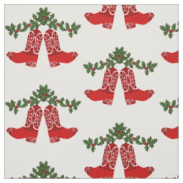 Rode Bandana Print Cowboy laarzen met Garland stof