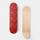 Rode Bandana Skateboard (Voorkant)