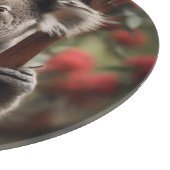 Rode Banksia boom met Koala Beer, Snijplank (Hoek)