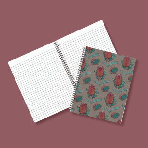 Rode Banksia Waterverf - Australische inheemse blo Notitieboek