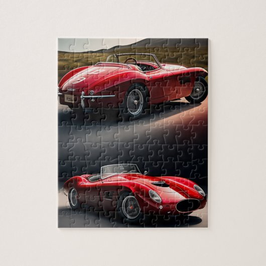 Rode Barchetta Legpuzzel (Verticaal)